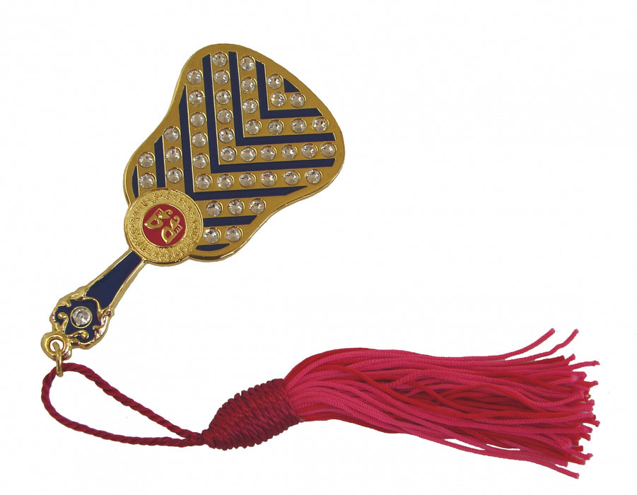 Empower Mirror Fan w/ Red Tassel for Power and Influence - Culture Kraze Marketplace.com