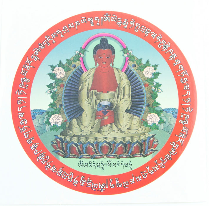 Amitabha Window Sticker - Culture Kraze Marketplace.com