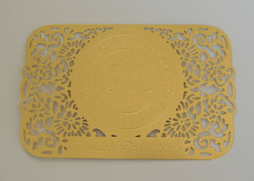 Wealth Talisman on Gold Card - Culture Kraze Marketplace.com