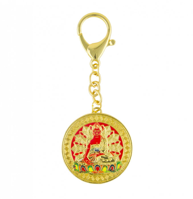 Ratnasambhava Buddha Keychain Amulet - Culture Kraze Marketplace.com