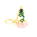 Bejeweled Tam Lotus Keychain Amulet - Culture Kraze Marketplace.com