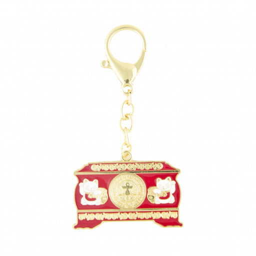 Prosperity Chest Featuring Maneki Neko Amulet Keychain - Culture Kraze Marketplace.com