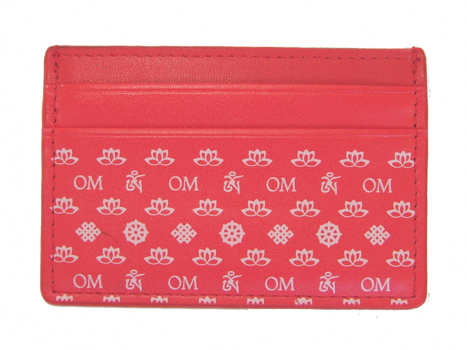 Red OM Card Holder - Culture Kraze Marketplace.com