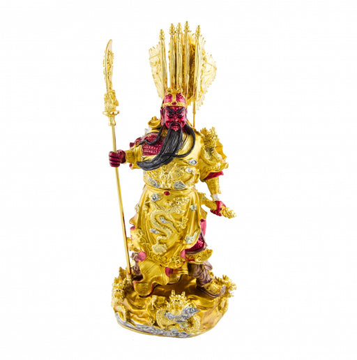 Dragon Kwan Kung Holding Qing Long Dao 9" Statue - Culture Kraze Marketplace.com