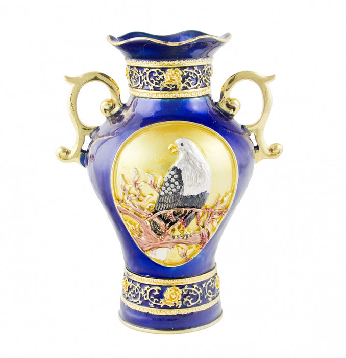 Blue Treasure Vase - Culture Kraze Marketplace.com