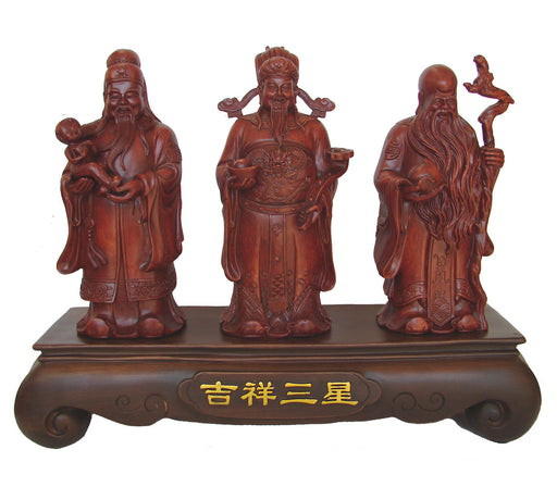 16 Inch Chinese Three Gods Fuk Luk Sau - Culture Kraze Marketplace.com