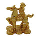 Brass Monkey on Horse Statue - Culture Kraze Marketplace.com