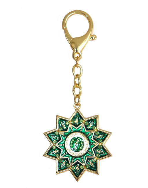 Green Tara Protection Wheel Keychain - Culture Kraze Marketplace.com