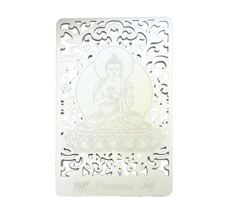 Bodhisattva for Sheep & Monkey (Vairocana) Printed on a Card in Gold - Culture Kraze Marketplace.com
