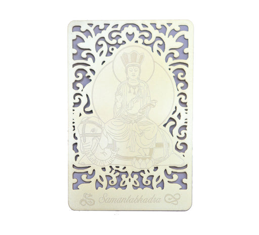 Bodhisattva for Dragon & Snake (Samantabhadra) Printed on a Card in Gold - Culture Kraze Marketplace.com