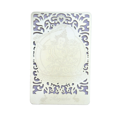 Bodhisattva for Rabbit (Manjushri) Printed on a Card in Gold - Culture Kraze Marketplace.com