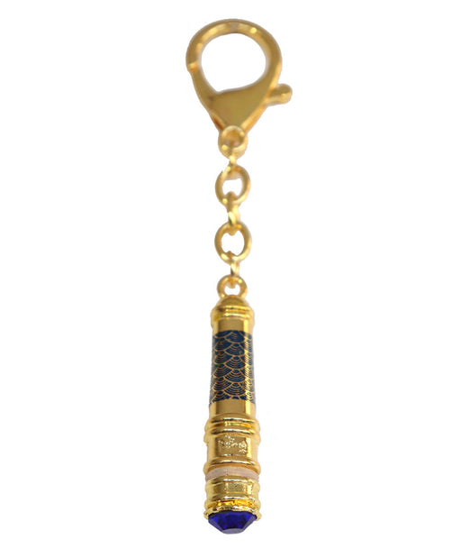 Blue Medicine Buddha Mantra Wand Keychain Amulet - Culture Kraze Marketplace.com