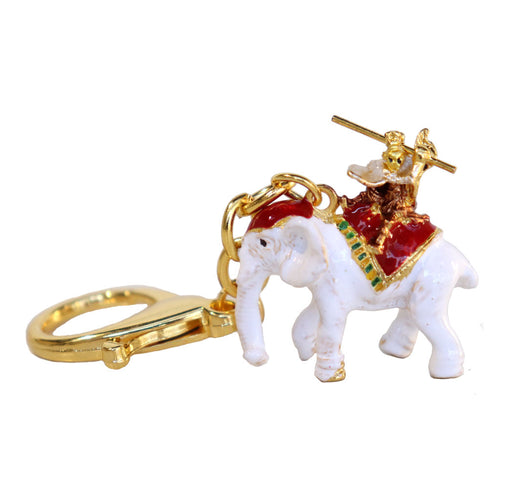 Monkey God On Elephant Keychain - Culture Kraze Marketplace.com