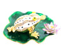 Lucky Money Frog on Waterlily Leaf - Culture Kraze Marketplace.com