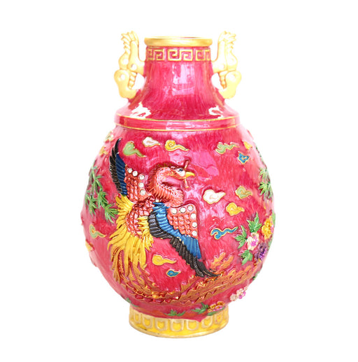Crimson Phoenix Vase - Culture Kraze Marketplace.com