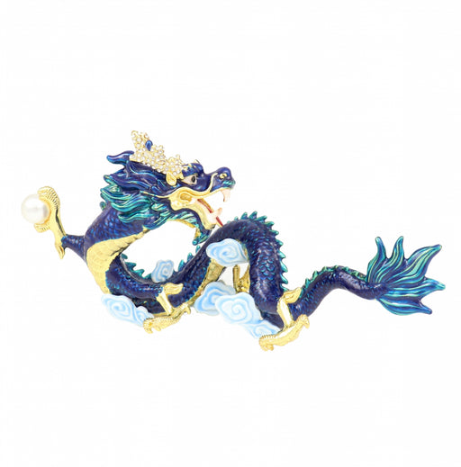 Bejeweled Imperial Celestial Blue Water Dragon - Culture Kraze Marketplace.com