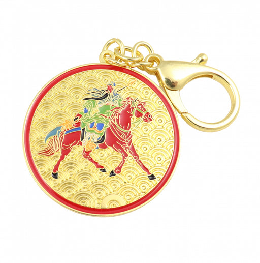 Kuan Kung on Horseback Anti Betrayal Amulet  [Backorder] - Culture Kraze Marketplace.com