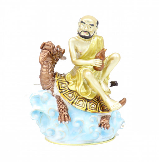 Lou Han Sitting on Dragon Tortoise - Culture Kraze Marketplace.com