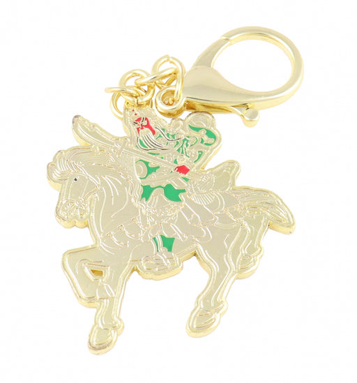 Kuan Kung on Horseback Amulet Keychain - Culture Kraze Marketplace.com