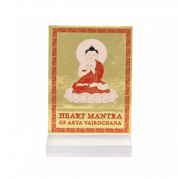 Heart Mantra Vairocana Plaque - Culture Kraze Marketplace.com