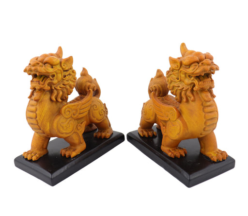 Pair of 5.5 Inch Pi Yao Sculptures - Culture Kraze Marketplace.com