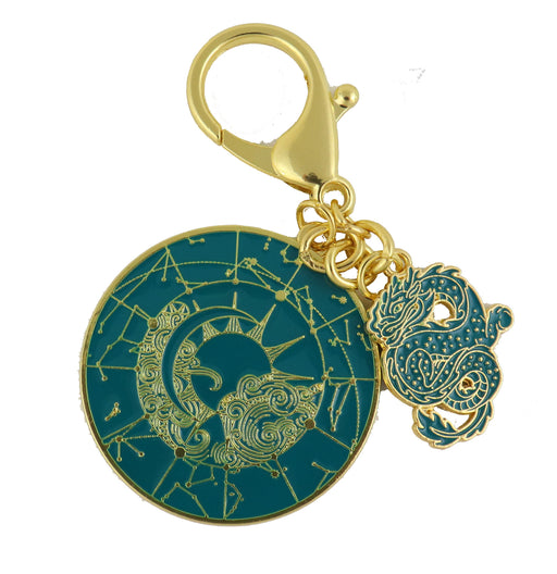 Green Dragon Lunar Mansions Harmonizing Amulet Keychain - Culture Kraze Marketplace.com