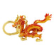 Magic Golden Earth Dragon Amulet Keychain - Culture Kraze Marketplace.com