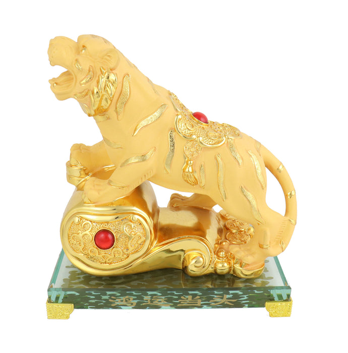 Golden Tiger on Ru Yi - Culture Kraze Marketplace.com