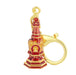 Manjushri Wisdom Stupa Amulet Keychain - Culture Kraze Marketplace.com