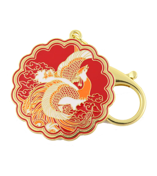 Mighty Phoenix New Luck Amulet Keychain - Culture Kraze Marketplace.com
