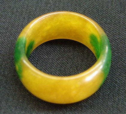 Yellow Jade Rings-size 8.5 - Culture Kraze Marketplace.com