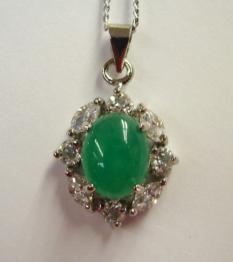 Green Jade Pendants-add chain - Culture Kraze Marketplace.com