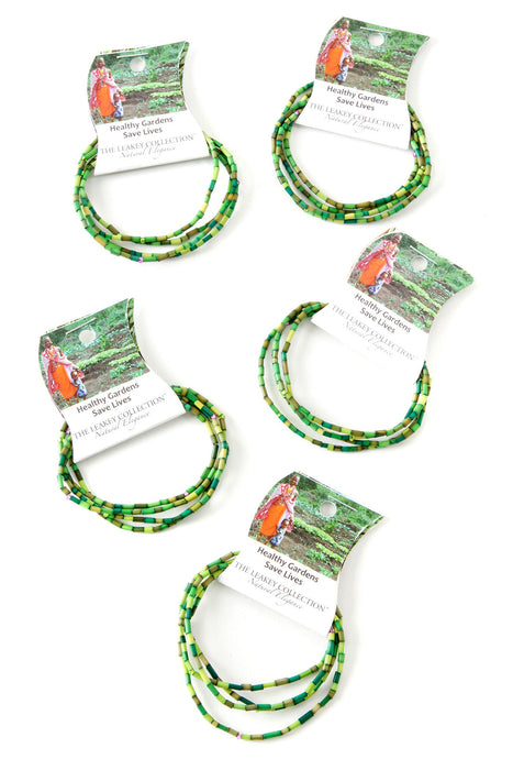 Leakey Collection Set of 5 Beads for Healthy Gardens Zulugrass Strands - Culture Kraze Marketplace.com