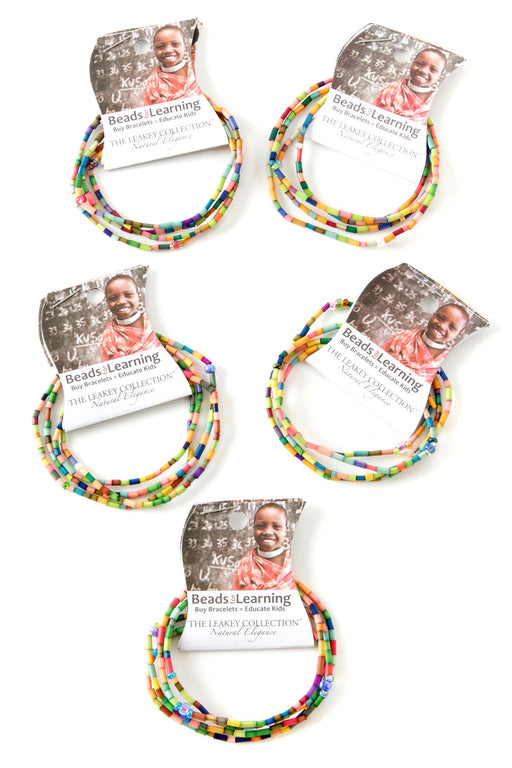 The Leakey Collection Set of 5 Beads for Learning Zulugrass Strands - Culture Kraze Marketplace.com