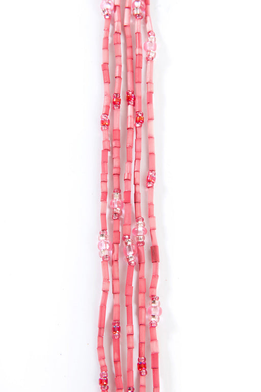 Set/5 Pink 26" Zulugrass Single Strands from The Leakey Collection - Culture Kraze Marketplace.com