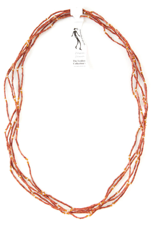 Set/5 Copper 26" Zulugrass Single Strands from The Leakey Collection - Culture Kraze Marketplace.com
