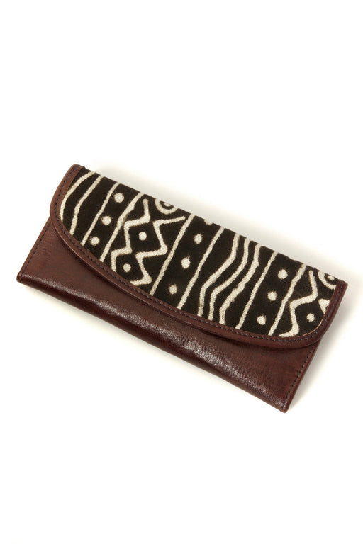 Cosmopolitan Mudcloth & Leather Women's Wallet - Culture Kraze Marketplace.com