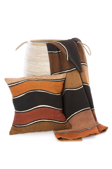 Mali Terrain Organic Cotton Pillow Cover - Culture Kraze Marketplace.com