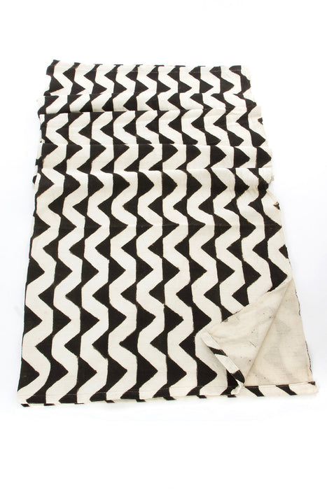 Malian Mudcloth Expedition Organic Cotton Throw Blanket - Culture Kraze Marketplace.com