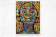 Chitenge Ankara Framed Wall Art Textile Boy Wall Hangings - Culture Kraze Marketplace.com