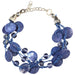 Mother Of Pearl Anklet Bracelet In Blue - Culture Kraze Marketplace.com