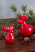 Red Soapstone Reindeers - Culture Kraze Marketplace.com