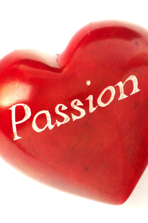 Words from the Heart "Passion" Soapstone Keepsake Paperweight - Culture Kraze Marketplace.com