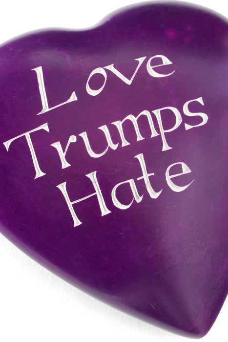 Wise Words Large Heart:  Love Trumps Hate - Culture Kraze Marketplace.com