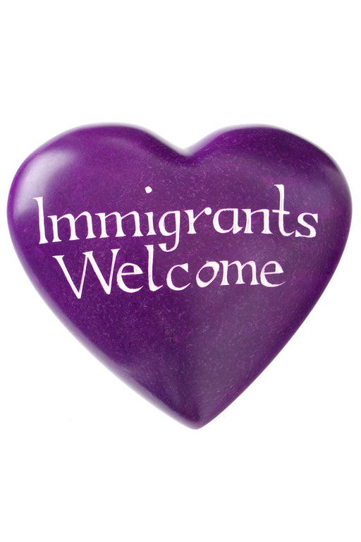 Wise Words Large Heart:  Immigrants Welcome - Culture Kraze Marketplace.com