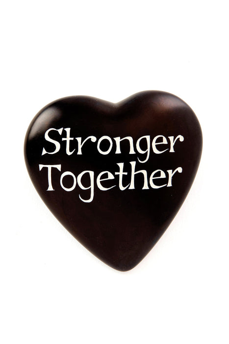 Wise Words Heart:  Stronger Together - Culture Kraze Marketplace.com