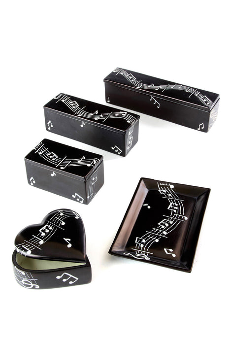 Kenyan Melody Maker Small Round Soapstone Box - Culture Kraze Marketplace.com