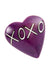 Purple XOXO Soapstone Heart Keepsake - Culture Kraze Marketplace.com
