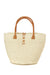 Classic Natural Sisal Handbag with Leather Handles - Culture Kraze Marketplace.com