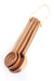 Set of 3 Wild Olive Wood Measuring Spoons - Culture Kraze Marketplace.com